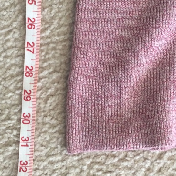 Ann Taylor Mauve & White Long Knit Skirt, XS - Picture 8 of 9